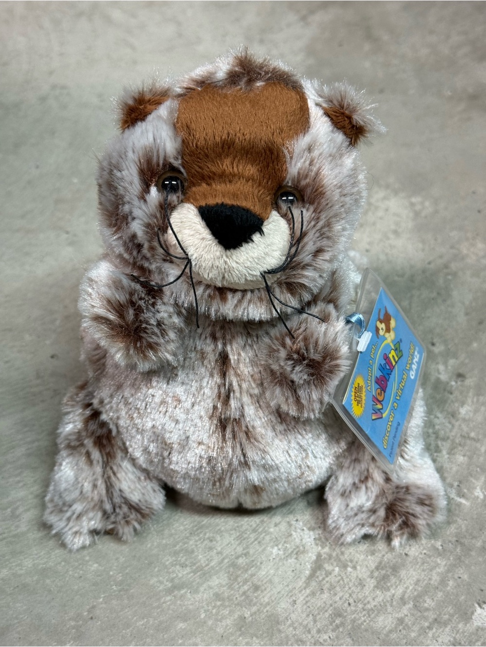 Plush Otter Hand Puppet - Brown and Cream Soft Toy